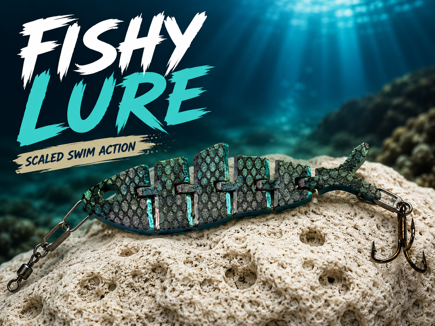 Fishy lure w/scales