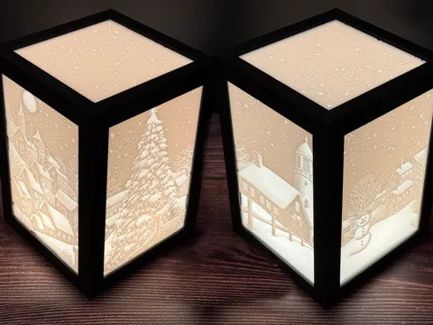 Modular Lantern - Lithophane Edition