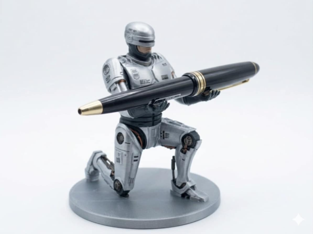 Robocop Pen Holder