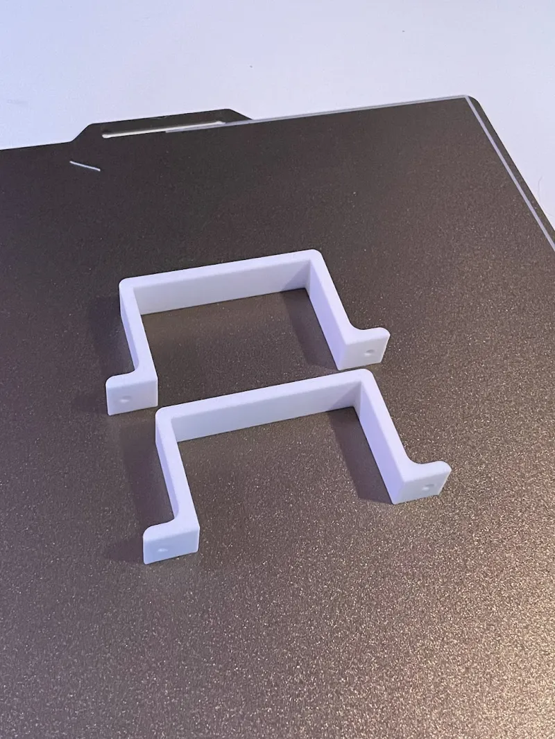 IKEA Bekant sit stand desk power supply holder