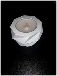 Bougeoir low poly — photo 3