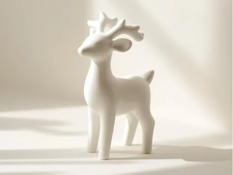simple deer ornament - smooth / low poly