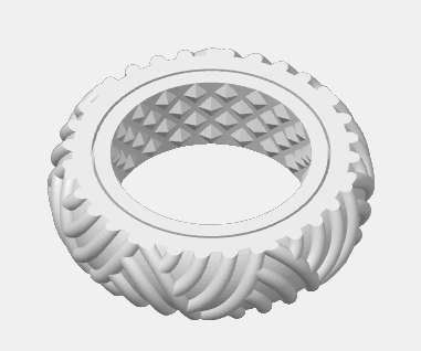 Miniatura 6 do modelo 3D 简单的指环（第二弹）一体打印、精致、小巧、可旋转、无声、 i人解压指环、巴黎饰钉、纹饰 、配色diy