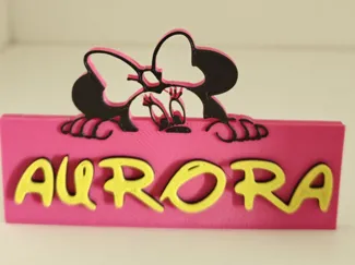 Aurora nome disney per scrivania 