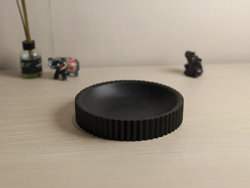 Plato decorativo circular