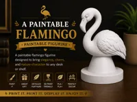 Flamingo Figurine - Standard 0.20 mm
