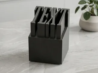 Calibration Cube with Text