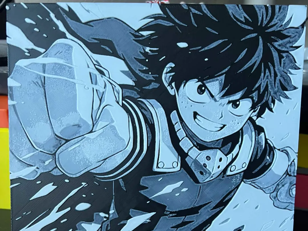 Hueforge- Deku My Hero Academia - Modelo gratuito para impressão 3D ...