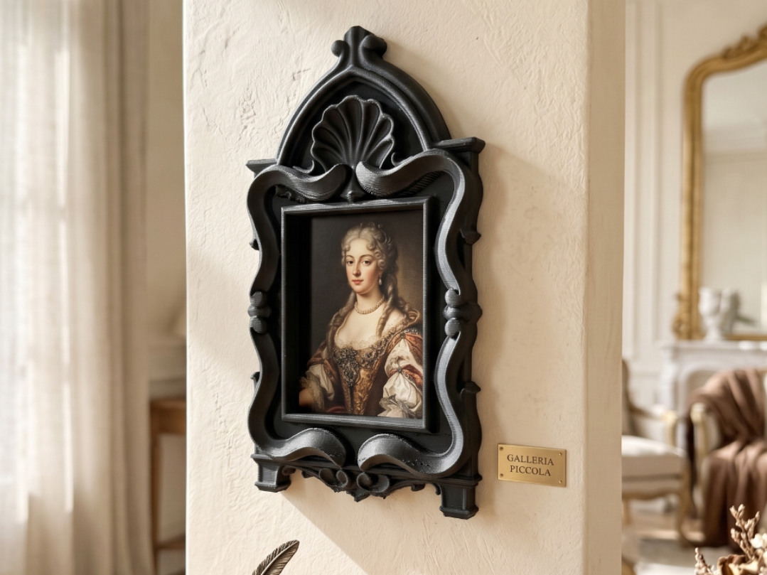 Baroque Shell Architectural Frame