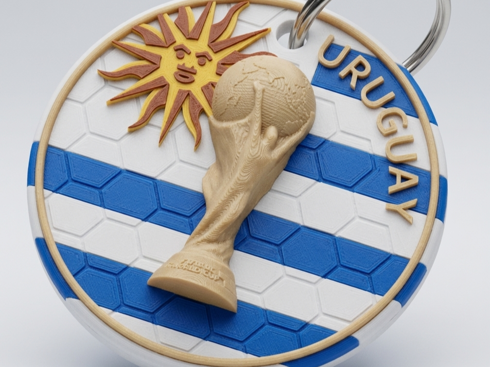 Llavero Uruguay Mundial