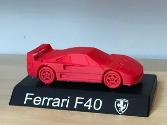 Ferrari f40 and a stand