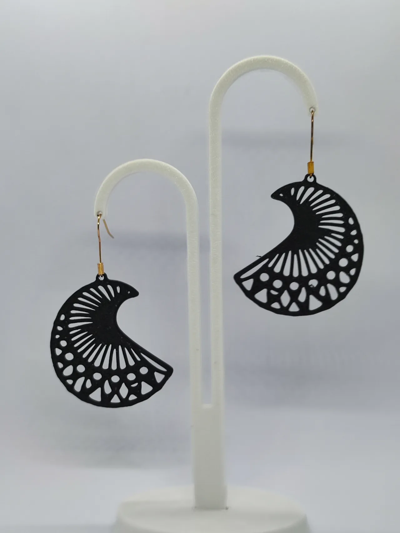 Aretes Cielo Obsidiana view 3