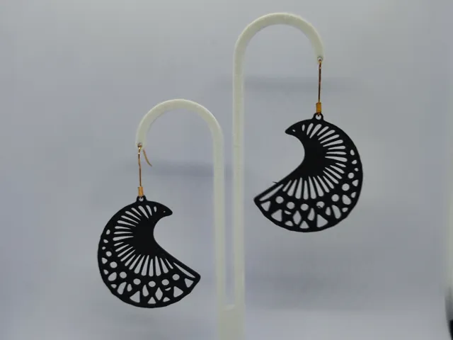 Aretes Cielo Obsidiana