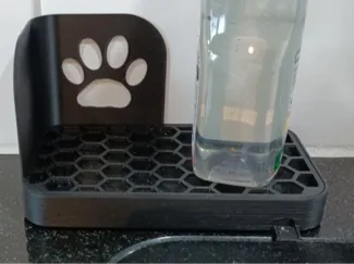 Paw Print Sink Sponge Holder / Drip Tray