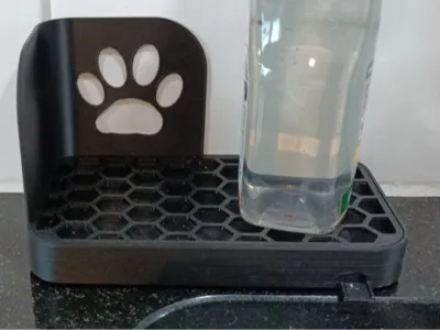 Paw Print Sink Sponge Holder / Drip Tray