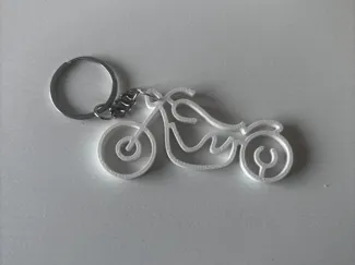 Motorcycle keychain