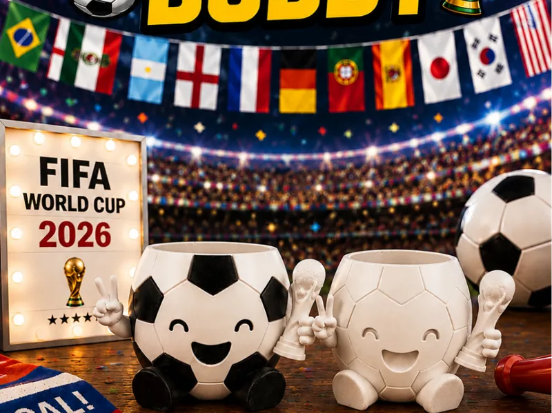 World Cup Buddy Snack Pen holder / Planter