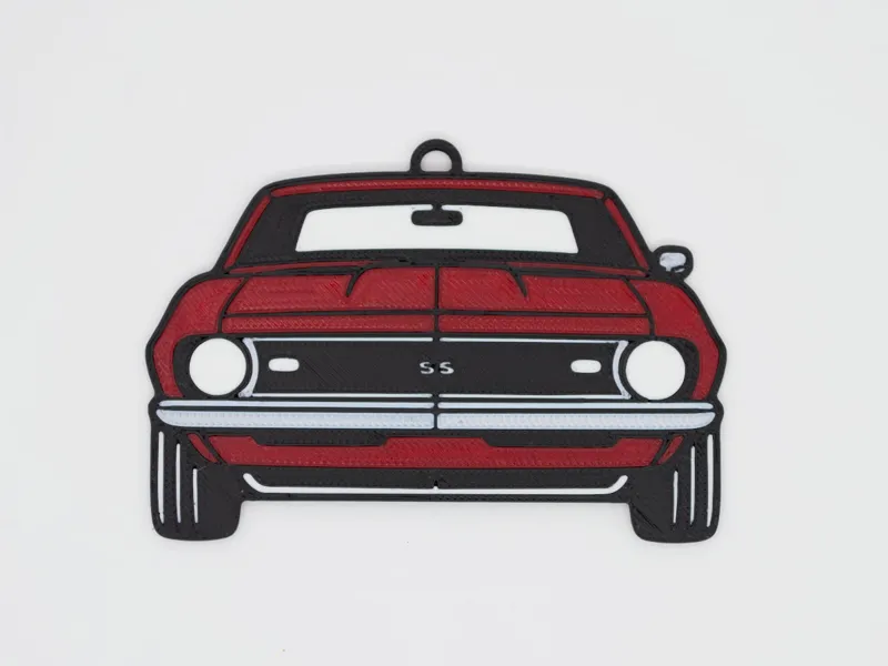 1968 Camaro SS Keychain
