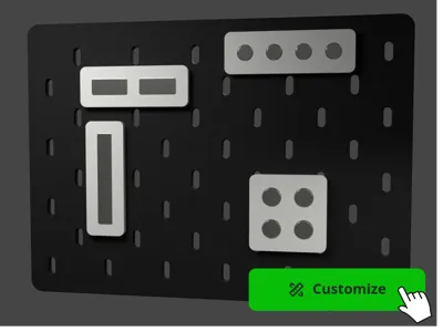 IKEA SKADIS - Parametric magnetic holder