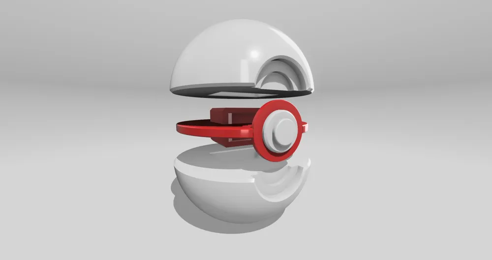 Premier Ball Pokeball - Free 3D Print Model - MakerWorld