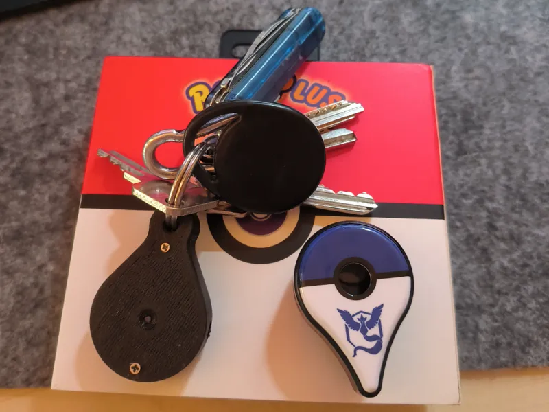 Pokemon go plus catcher keychain conversion