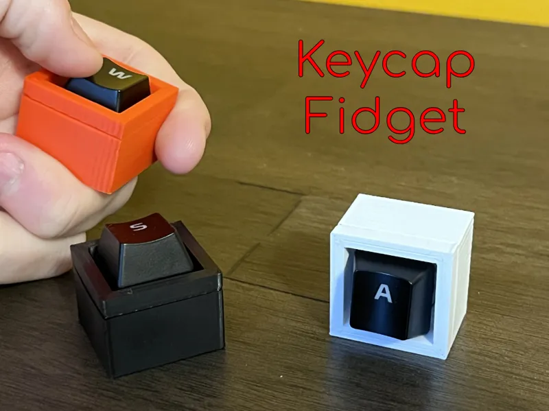 Keyboard Cap Fidget (No Switch Needed)