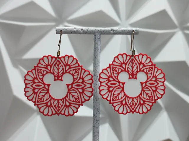 Aretes Roseta Fantasía