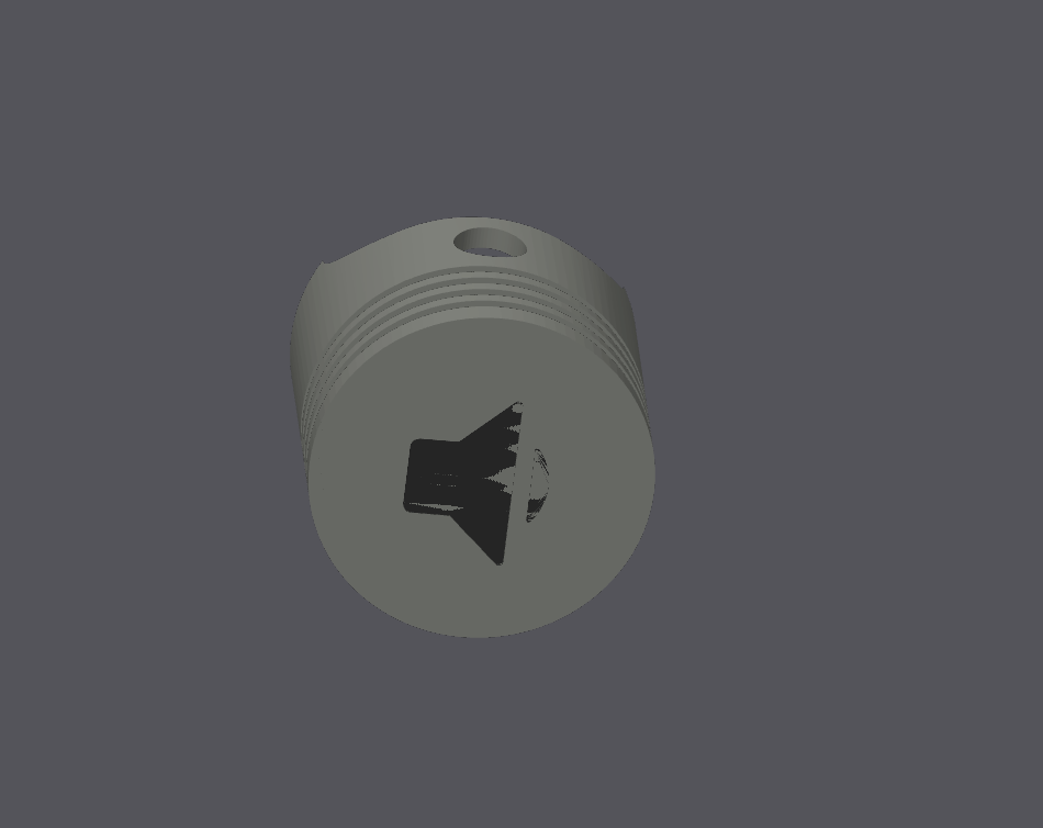 Miniatura 5 do modelo 3D Kolbenkopf Keycap