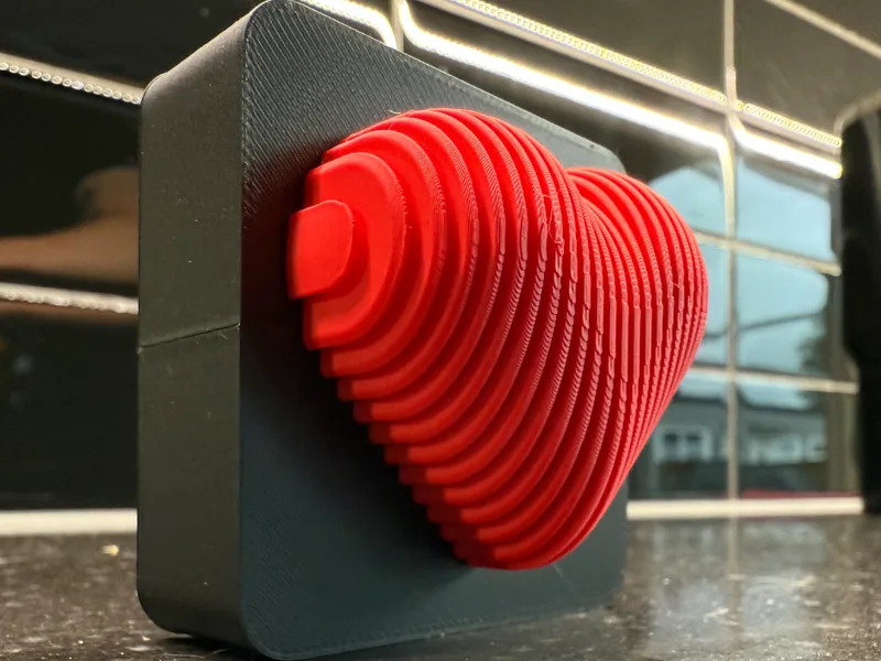 Sliced Heart Sculpture