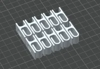 10 Pieces print in place