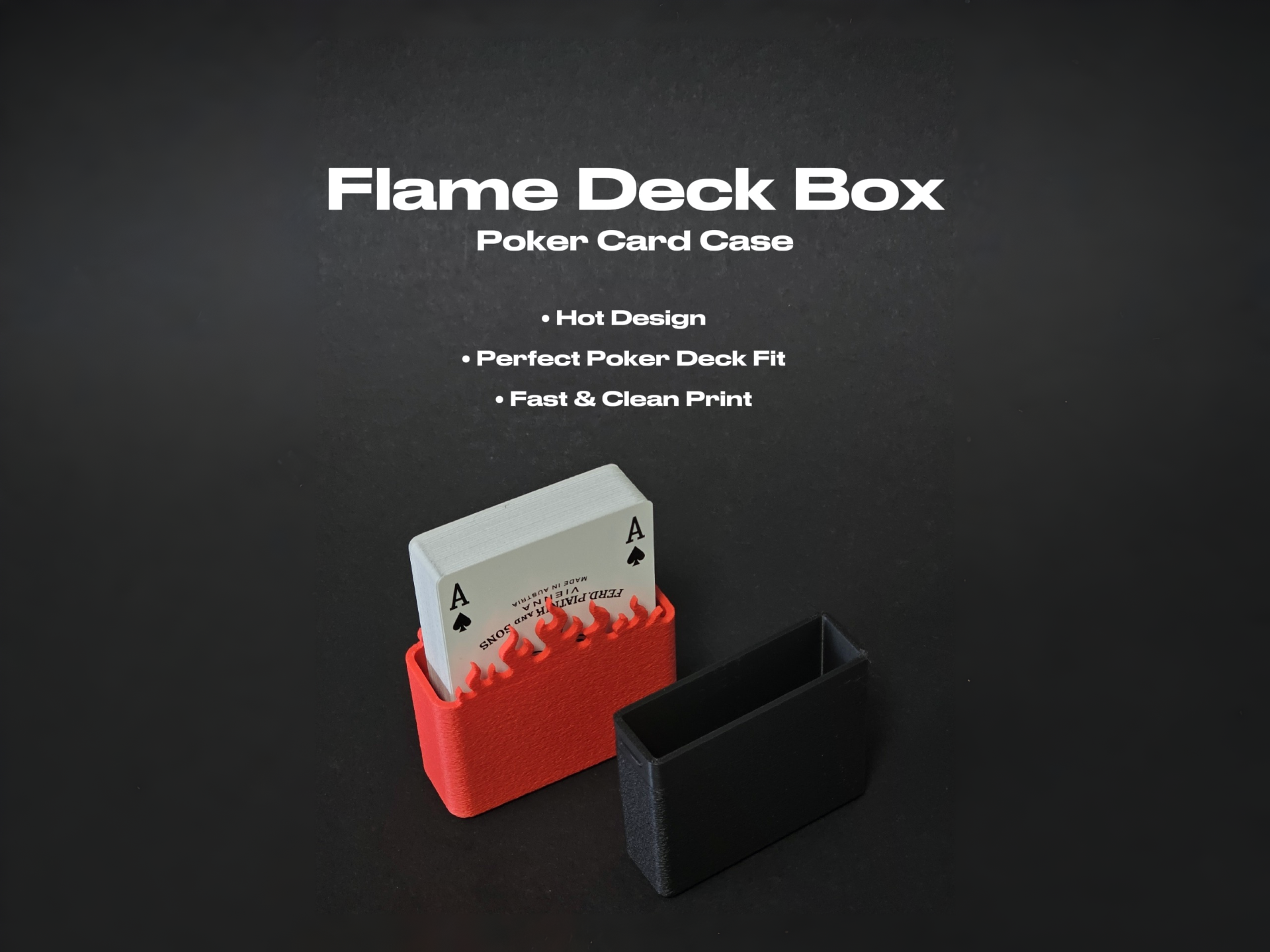 Flame Deck Box – Poker Card Case