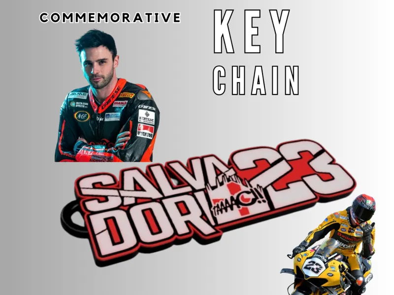 Luca Salvadori commemorative keychain