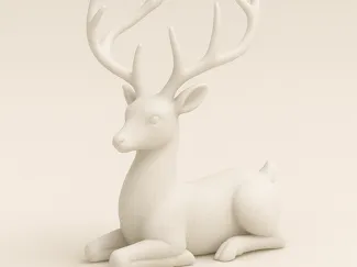 Jeune Renne de noël 