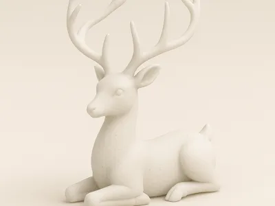 Young Christmas Reindeer