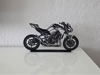 Kawasaki Z900 -2024 Silhouette Display Figure