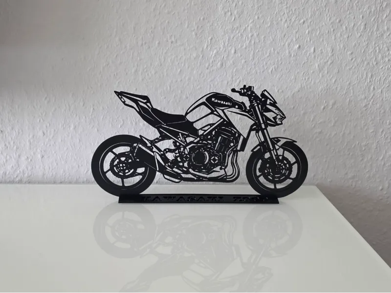 Kawasaki Z900 -2024  Silhouette Aufsteller Bild