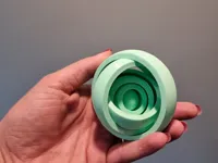 Gyroid fidget-spinner