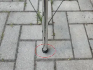 Weber Grill Master Touch Endkappe für Standbein