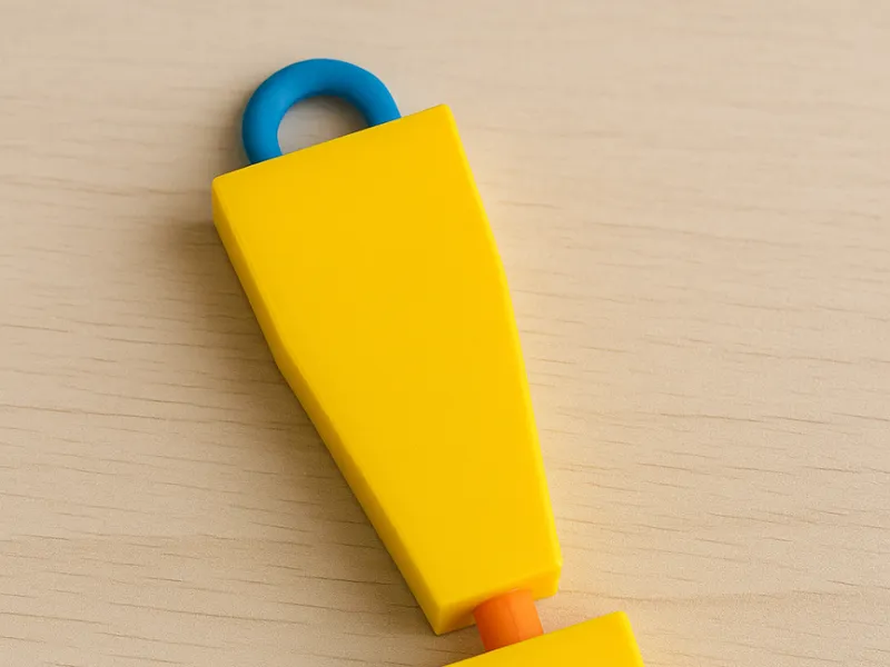 Exclamatory mark Keychain