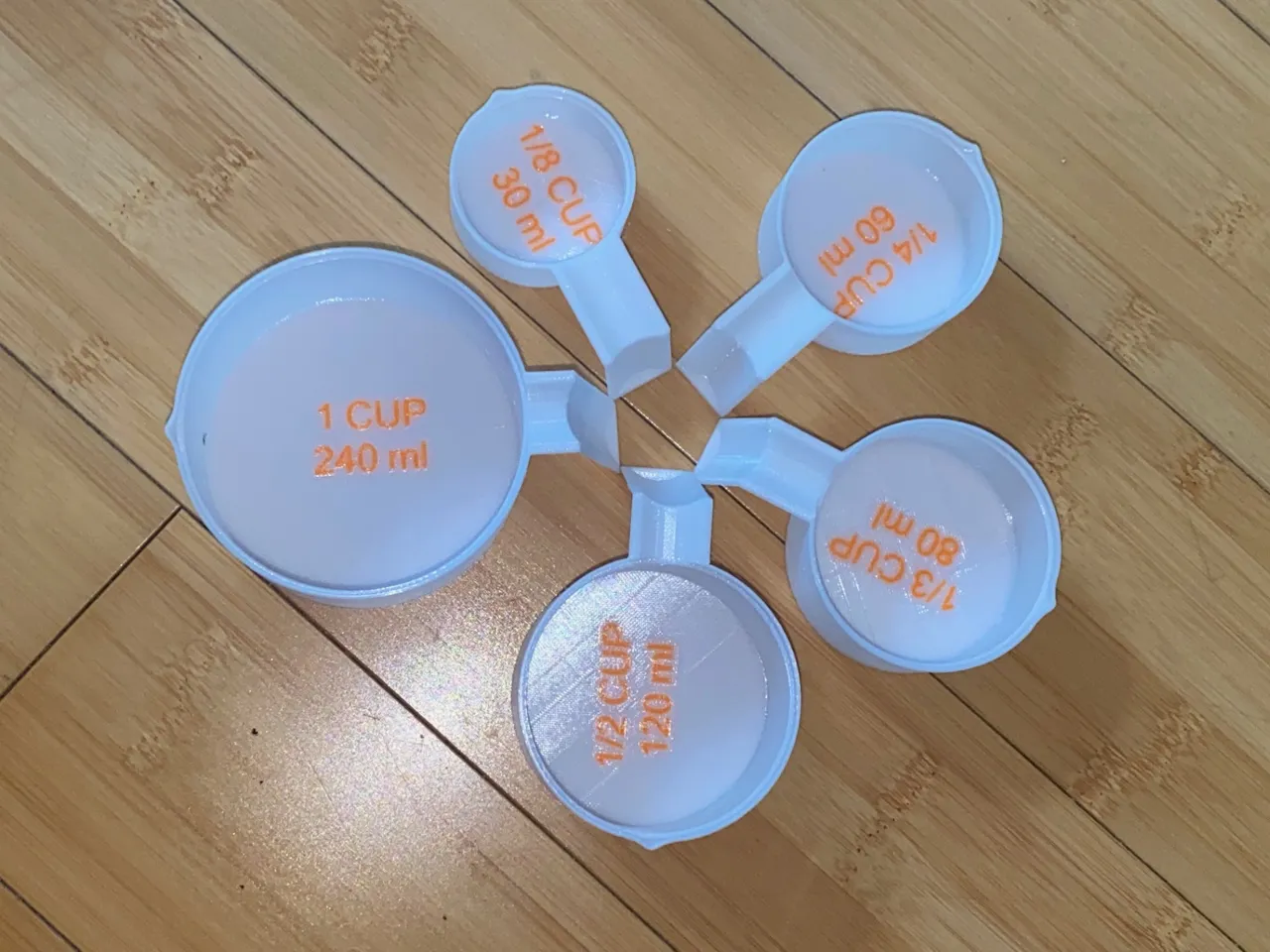 Easy Print Measuring Cups | No Supports Required view 2