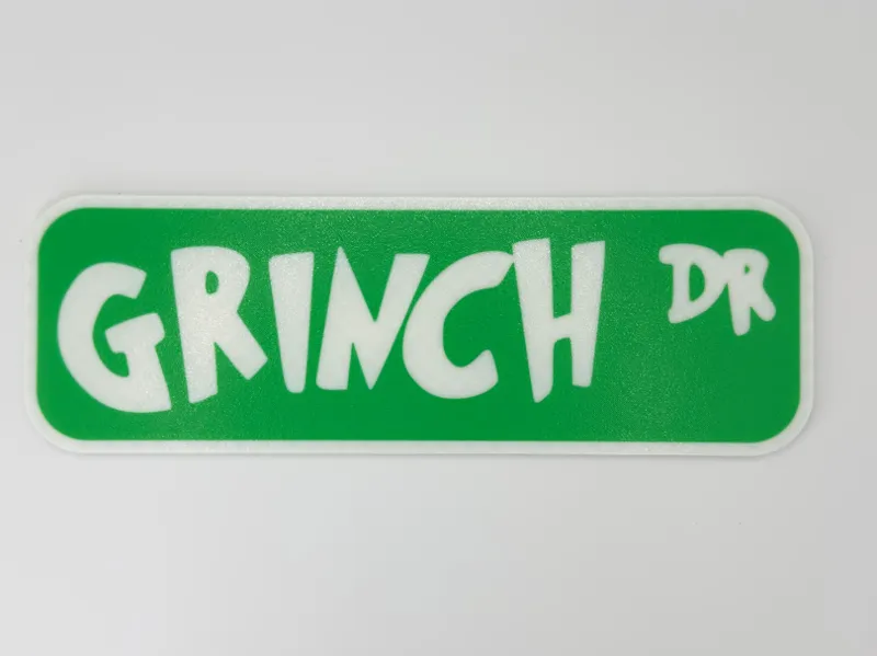 Señales GRINCH para decoración NAVIDAD. 