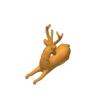 Gazelle dorée — figurine décorative — photo 2