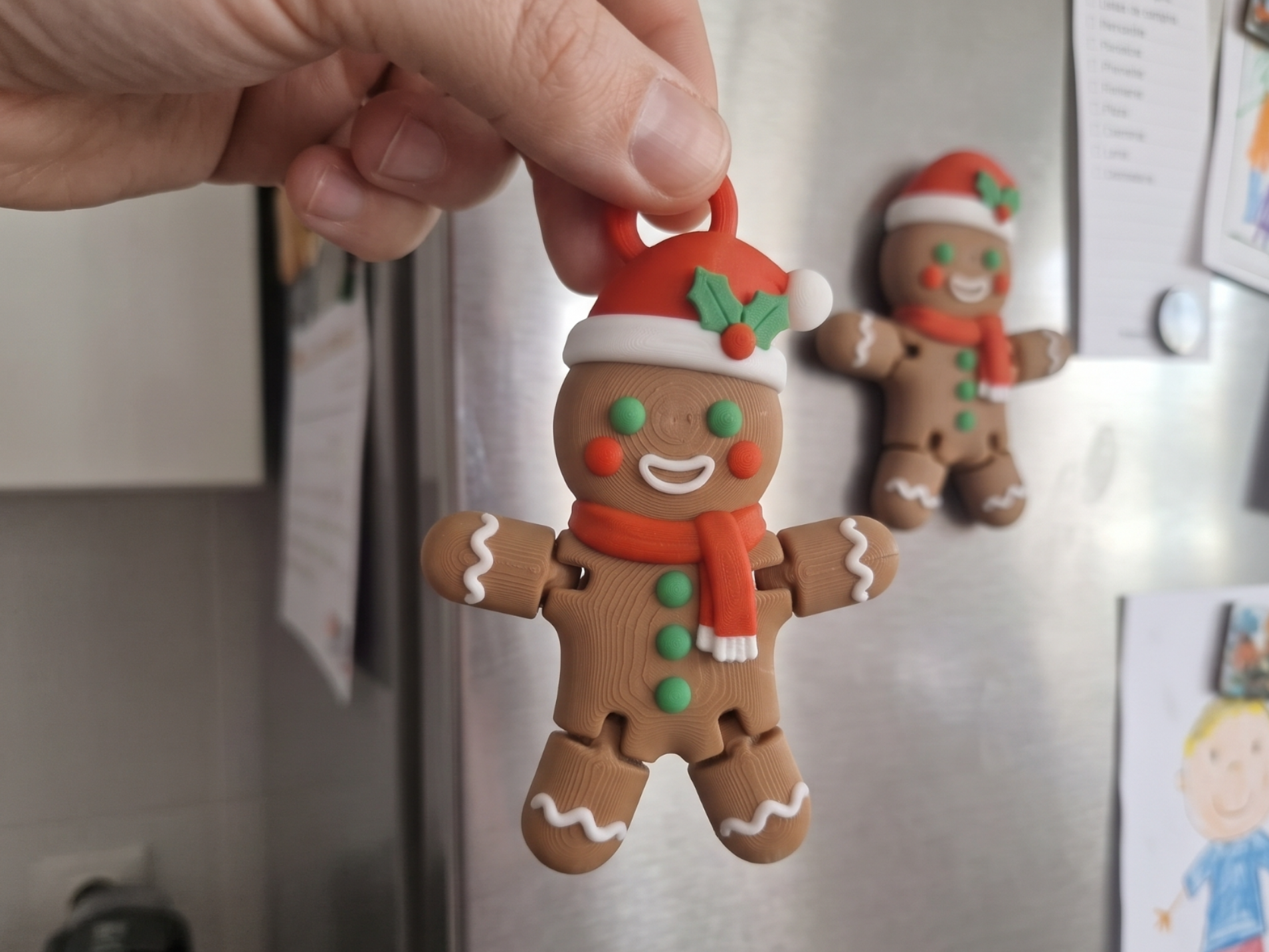 Flexi Gingerbread - Keychain, Fridge & Toy - 1