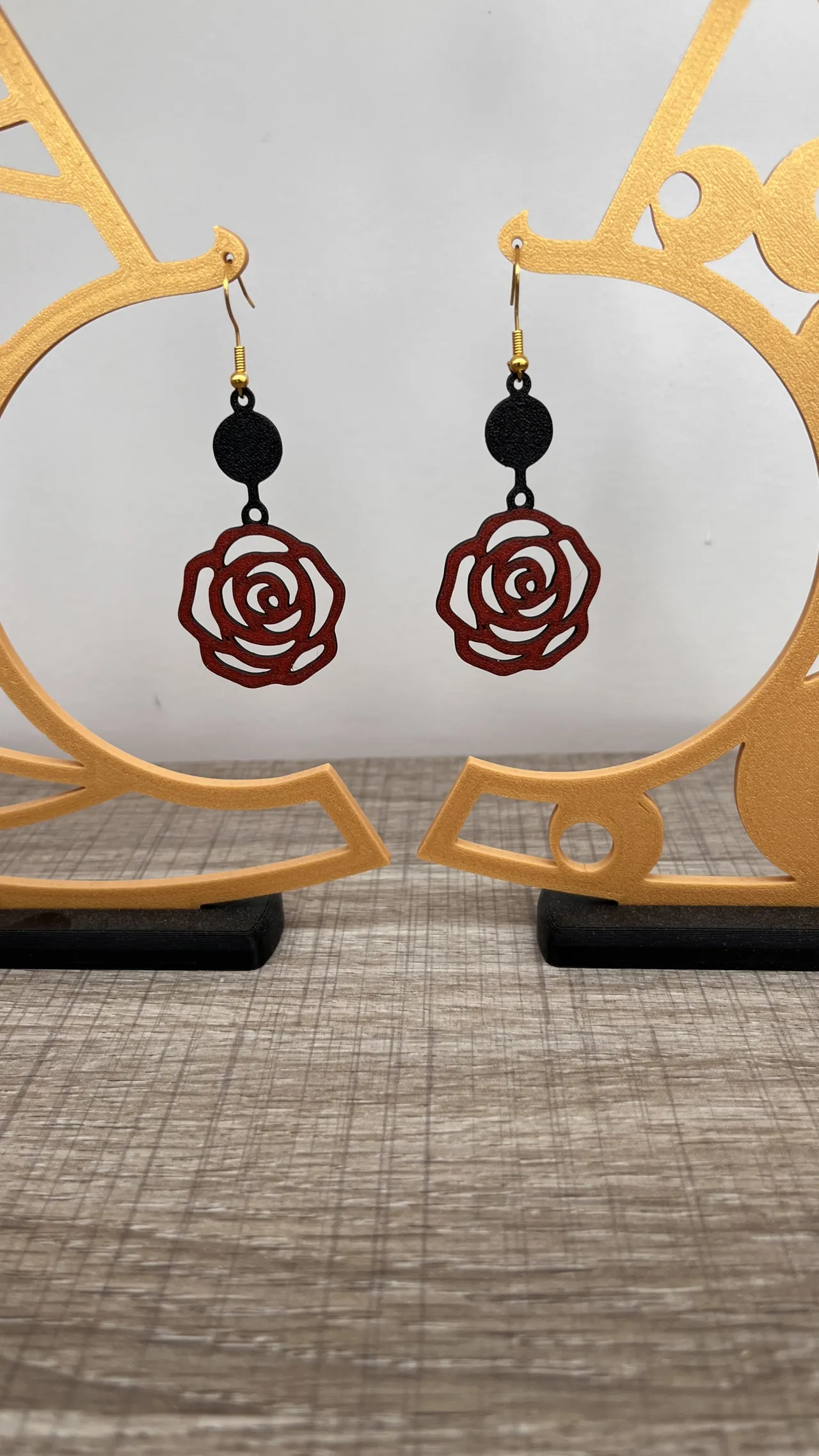 Earrings - Rose view 3
