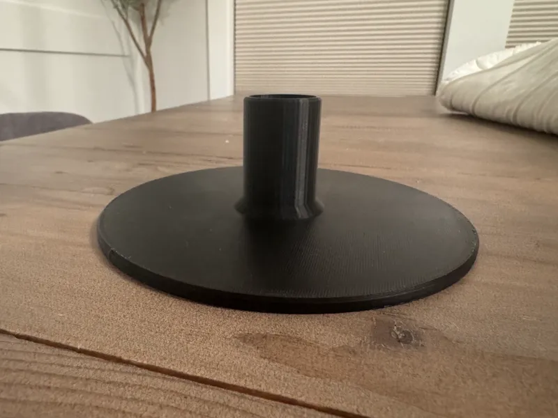 Parametric Dowel Base for Filament Spool Storage