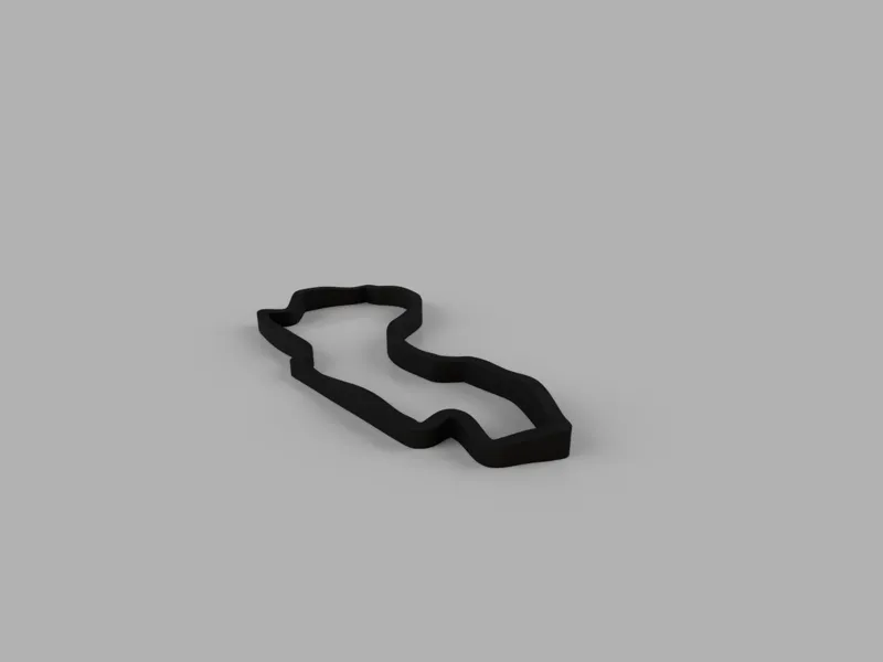 F1 Australian circuit with elevation 