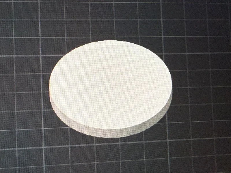 simple 50mm test circle
