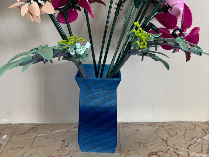 Square Stripe vase