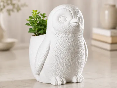 Baby Penguin Vase