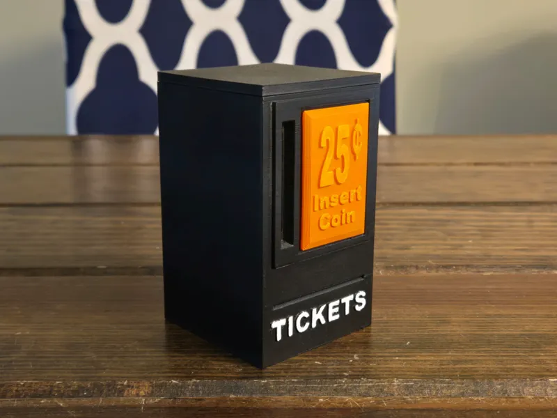 Vintage Retro Arcade Button Piggy Bank